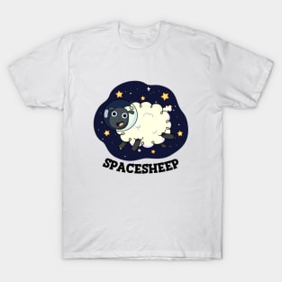 Space Sheep Cute Astronaut Space Sheep Puns T-Shirt